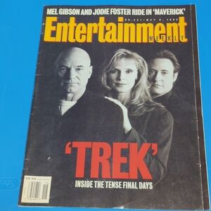 Entertainment Weekly Star 'TREK' The Next Generation Magazine  - May 6 1994